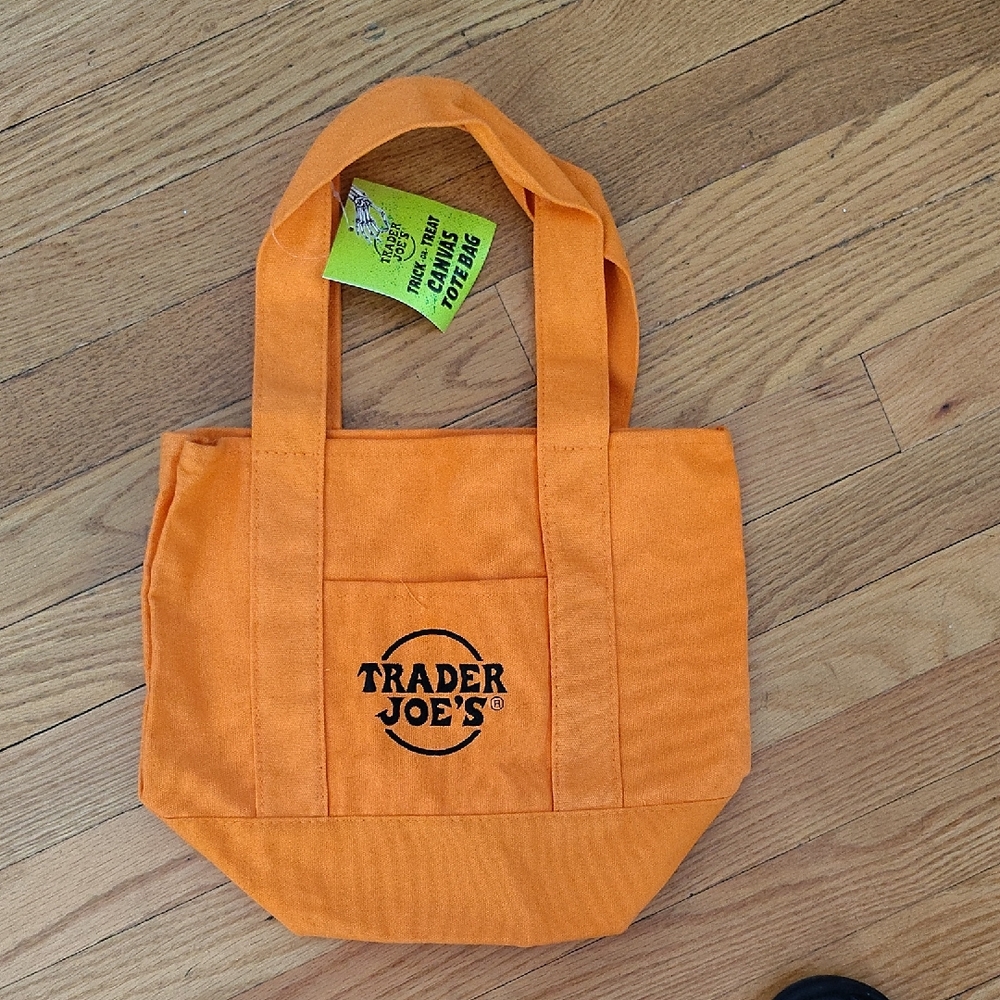 Trader Joe's Orange Tote Bag